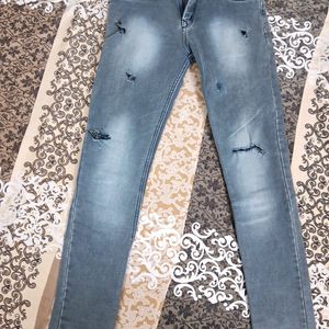 Shaded Damage Jeans