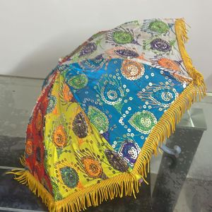 Kids Umbrella Beautiful Rajasthani Work