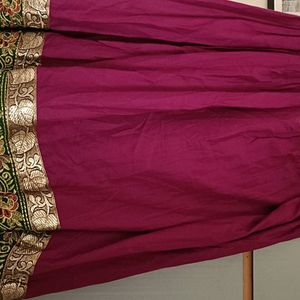 Purple Navratri Chaniyacholi With Blouse