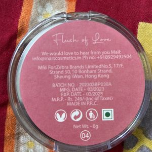 Mars Flush Of Love Blush