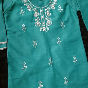 🌿New Embroidered 🍁Summer Season Kurti