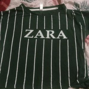 ZARA Black Crop Top For Women.....