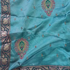 Embroidery Silk Saree