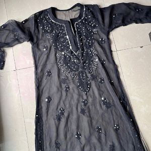 Sheer Chikankari Kurta