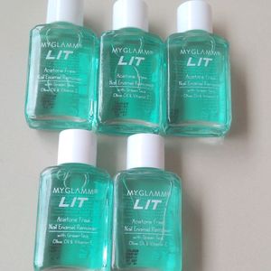 Combo Of 5 Nail Polish Remover