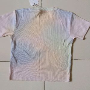 Tye Dye Ribbed Crop Top