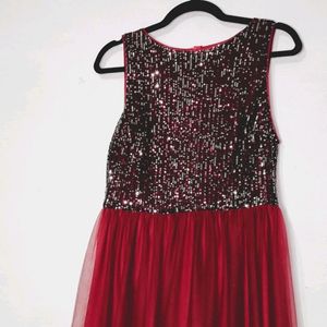 Red Sequin Dress