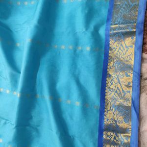 Blue Silk Saree