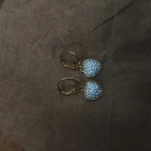 AD Heart Earrings