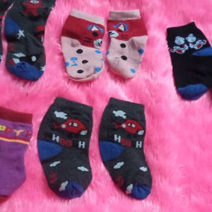 Kids Socks Pack Of 5 & 2 Ankle Sock