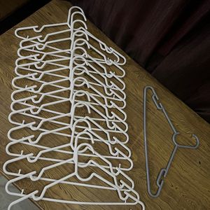 14 White Hangers 1 Grey Hanger