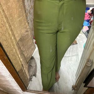 Women Green Trouser