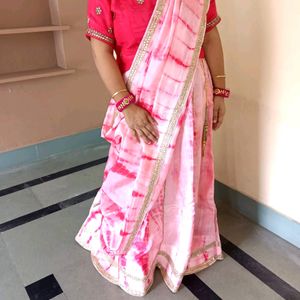 Heavy Pink Lehenga Choli And Dupatta 😍💖