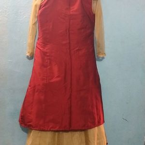 Ethnic Gown With Dupatta