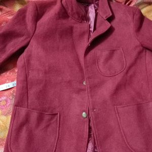 42 Mehroon Coat