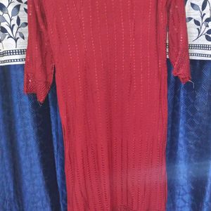 Maroon kurti