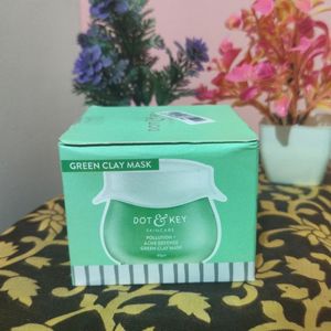 Dot And Key Green Clay Mask