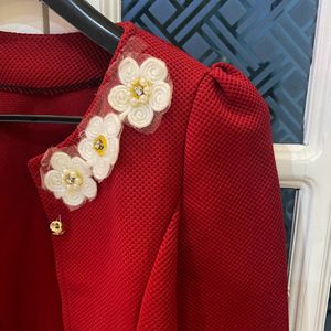 Red Flower Jacket