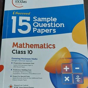 Maths Class 10 Icse Sample Paper