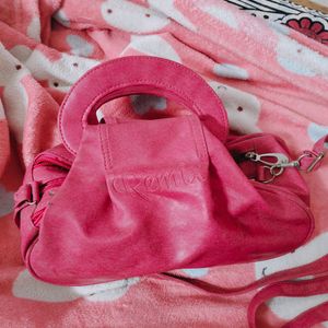 Hot Pink Sling Bag For Women