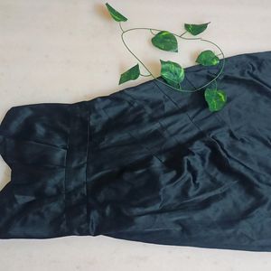 Black Satin Dress