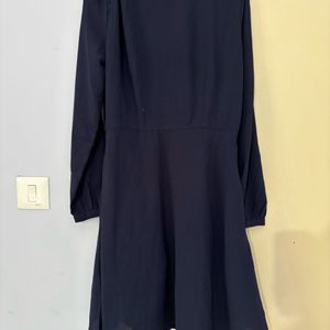 Short Navy Blue Dress In Size M