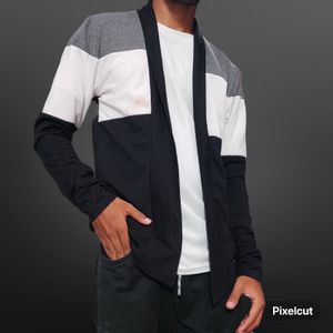 MENS COLOUR BLOCK SHRUG