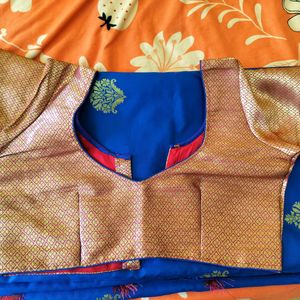 New Saree With Blouse 34-38 Size