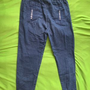 Heart Print Jogger Jeans