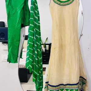 Beautiful Anarkali Suit With Dupatta & Choodidaar