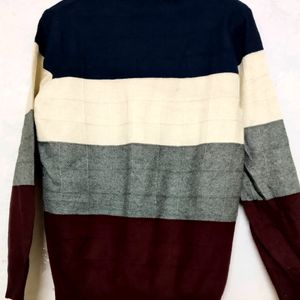 Colour Block Pullover For Men