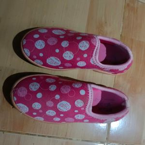 Pink Shoes For 3 To 6 Year Girl