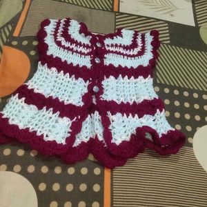 Kids Girls Handmade Winter Dress