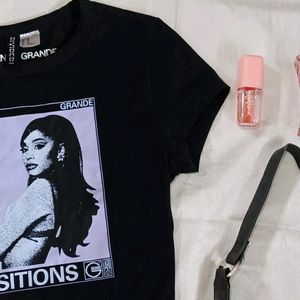 H&M Ariana Grande Printed Baby Tee