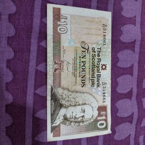 10 Pounds Currency Note