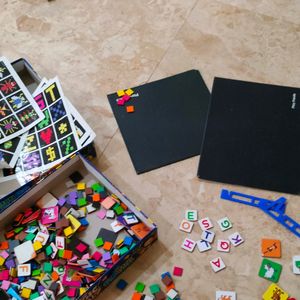 Magnetic Puzzle, Alphabet, Colour And Pictures