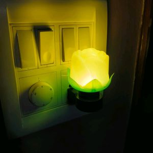 Yellow Rose Lamp