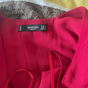 Mango Fuschia Shift Dress