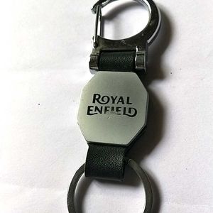 Used Royal Enfield Leather Keychain