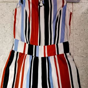 KOREAN STRIPED JUMPSUIT