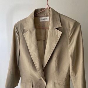 OVERSIZED BEIGE BLAZER FOR WOMEN- L/XL SIZE