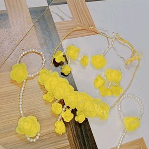 Haldi Jwellery Set