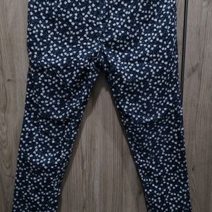 Y2k Mid Waist Floral Jeans