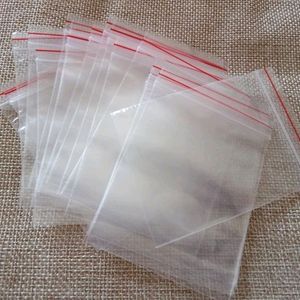 zip lock transparent pouch