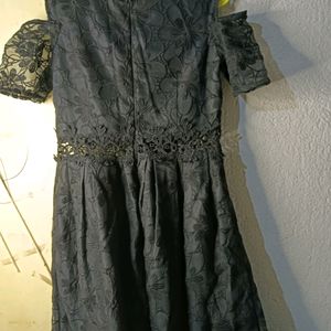 Black Colour Mini Frock