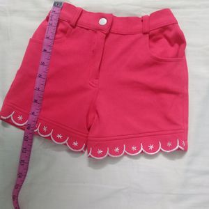 Girl Shorts With Jacket