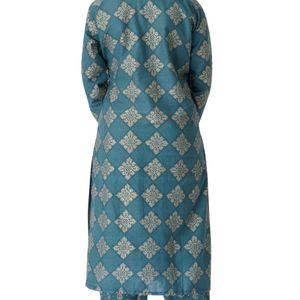 Cotton Kurta Set With Chiffon Dupatta Size:XXL