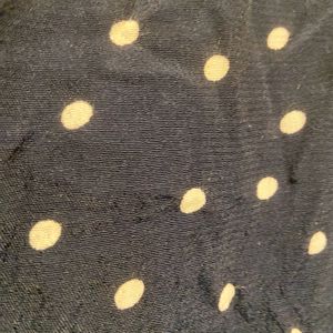 M&S Midnight blue polka Dots MIDI dress