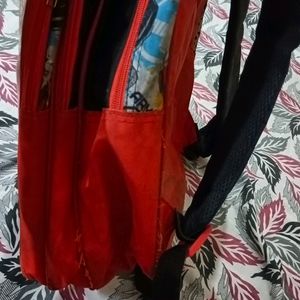 School Bag In Avengers Print