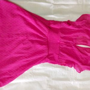 Pink Cottagecore Dress